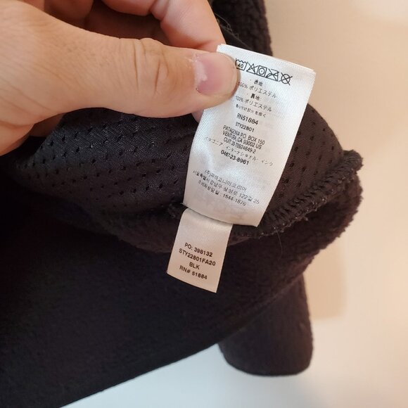 Men's Black Fleece Jacket - Picture 6 of 6